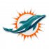 miami dolphins crystal logo decal sticker