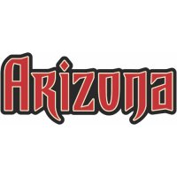 Arizona Diamondbacks Script Logo  Decals Stickers version 2