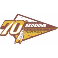 Washington Redskins Anniversary Logo  Iron-on Stickers (Heat Transfers)