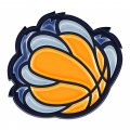 memphis grizzlies crystal logo iron on sticker