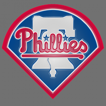 philadelphia phillies 1992-pres primary plastic effect logo decal sticker