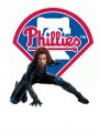 Philadelphia Phillies Black Widow iron on transfers