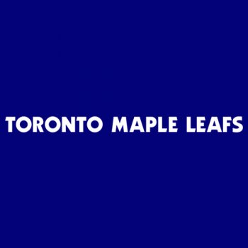 Toronto Maple Leafs Script Logo  Decal (Sticker) version 2