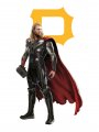 Pittsburgh Pirates Thor iron on transfers