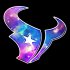 galaxy houston texans iron on stickers