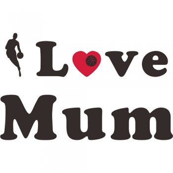 Basketball Decals Stickers for Mother\'s Day