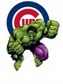 Chicago Cubs Hulk iron on transfers