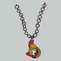 Ottawa Senators necklace logo iron on transfer