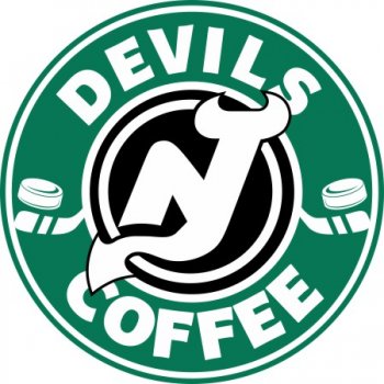 new jersey devils starbucks coffee logo decal sticker