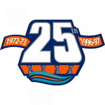 New York Islanders Anniversary Logo  Iron-on Stickers (Heat Transfers)