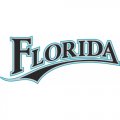 Florida Marlins Script Logo  Decals Stickers