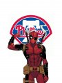 Philadelphia Phillies Deadpool iron on transfers