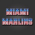 Miami Marlins American Captain Logo decal sticker