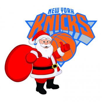 New York Knicks Santa Claus Logo iron on transfer