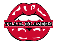 portland trail blazers script logo iron on transfers