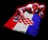 spiderman CROATIA Flag decal sticker