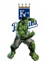 Kansas City Royals Hulk iron on transfers