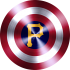 captain american shield with pittsburgh pirates logo decal sticker