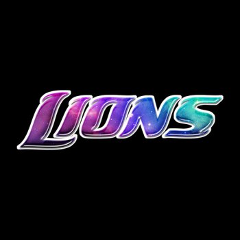 galaxy detroit lions iron on stickers