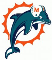 Miami Dolphins Primary Logo  Iron-on Stickers (Heat Transfers)