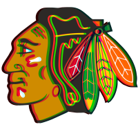 Phantom Chicago Blackhawks logo iron on transfer