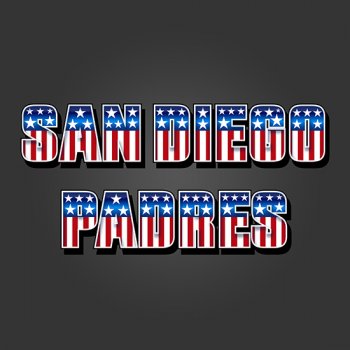 San Diego Padres American Captain Logo decal sticker