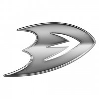 Anaheim Ducks silver logo iron on transfer