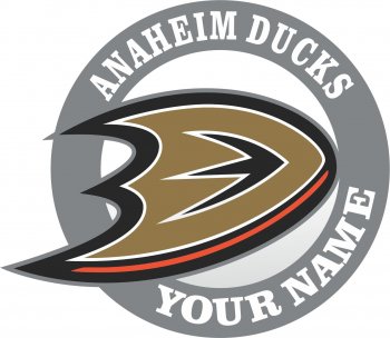 Custom Anaheim Ducks logo iron on transfer