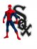 Chicago White Sox Spider Man iron on transfers