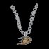 Anaheim Ducks necklace logo iron on transfer