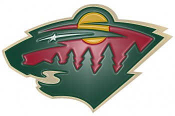 minnesota wild 2014-pres primary logo plastic effect logo decal sticker