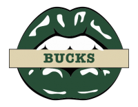 milwaukee bucks script logo iron on transfers