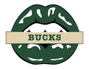 milwaukee bucks script logo iron on transfers