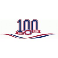 Montreal Canadiens Anniversary Logo  Iron-on Stickers (Heat Transfers)