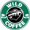 minnesota wild starbucks coffee logo iron on transfer