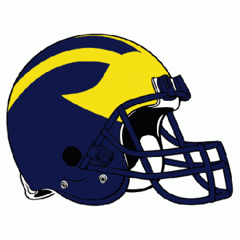 1976-Pres Michigan Wolverines Helmet Logo Decals Stickers