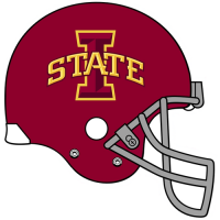 Iowa State Cyclones 2008-Pres Helmet Logo Decals Stickers