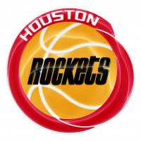 houston rockets crystal logo iron on sticker