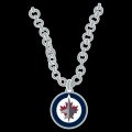 Winnipeg Jets necklace logo iron on transfer