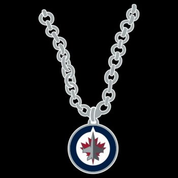 Winnipeg Jets necklace logo decal sticker