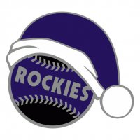 Colorado Rockies Baseball Christmas hat iron on transfer