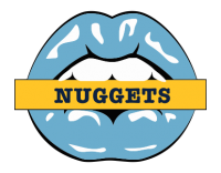 denver nuggets script logo iron on transfers