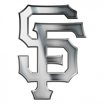 San Francisco Giants silver logo iron on transfer