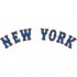 New York Mets Script Logo  Decals Stickers