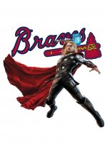 Atlanta Braves Thor iron on transfers