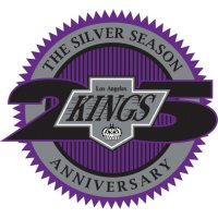 Los Angeles Kings Anniversary Logo  Decals Stickers