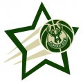 Milwaukee Bucks Basketball Goal Star decal sticker