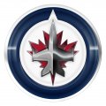 winnipeg jets crystal logo iron on stickers