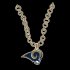 Los Angeles Rams necklace logo iron on transfer