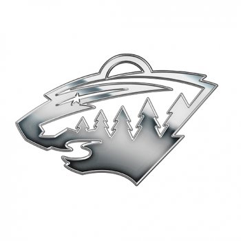 Minnesota Wild silver logo iron on transfer